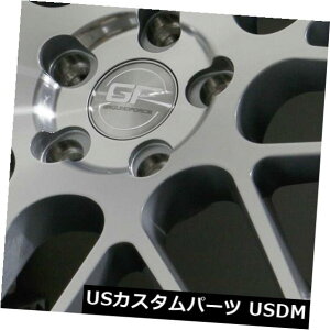 �C�O�A���z�C�[�� 19x8.5�V���o�[�z�C�[��MRR GF7 5x120 35�i4�Z�b�g�j 19x8.5 Silver Wheels MRR GF7 5x120 35 (Set of 4) �y���s�A���i�z