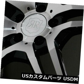 海外輸入ホイール 18x9ブラッククロームリップホイールMRR RW2 5x114.3 40（4個セット） 18x9 Black Chrome Lip Wheels MRR RW2 5x114.3 40 (Set of 4)