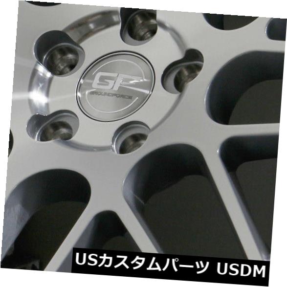 海外輸入ホイール 18x8シルバーホイールMRR GF7 5x108 35（4個セット） 18x8 Silver Wheels MRR GF7 5x108 35 (Set of 4)