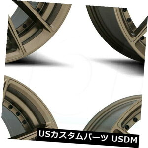 �C�O�A���z�C�[�� 18x8�u�����Y�z�C�[���j�b�`DFS M222 5x120 40�i4�Z�b�g�j 18x8 Bronze Wheels Niche DFS M222 5x120 40 (Set of 4) �y���s�A���i�z