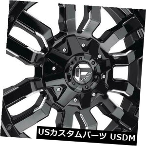 COAzC[ 18x9ubN~hzC[t[GXbWD595 8x170 -12i4Zbgj 18x9 Black Milled Wheels Fuel Sledge D595 8x170 -12 (Set of 4)