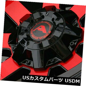 COAzC[ 20x12ubN}VjObhzC[AJIt[hA108 6x120 -44i4Zbgj 20x12 Black Machined Red Wheels American Off-Road A108 6x120 -44 (Set of 4)