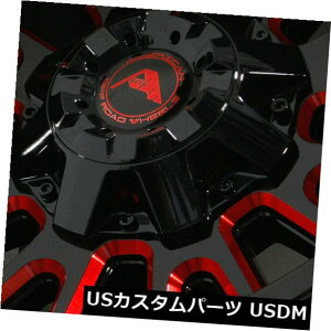 COAzC[ 20x10ubN~hbhzC[AJIt[hA105 8x170 -24i4Zbgj 20x10 Black Milled Red Wheels American Off-Road A105 8x170 -24 (Set of 4)