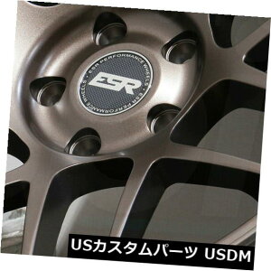 �C�O�A���z�C�[�� 18x9.5�u�����Y�z�C�[��ESR RF01 RF1 5x114.3 35�i4�Z�b�g�j 18x9.5 Bronze Wheels ESR RF01 RF1 5x114.3 35 (Set of 4) �y���s�A���i�z