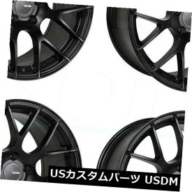 海外輸入ホイール 19x8ブラックペイントホイールエンケイライジン5x112 35（4個セット） 19x8 Black Paint Wheels Enkei Raijin 5x112 35 (Set of 4)