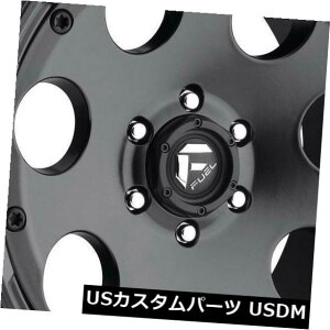 �C�O�A���z�C�[�� 18x9�}�b�g�u���b�N�z�C�[���t���[�G���G���f���[��D608 5x5 / 5x127 1�i4�Z�b�g�j 18x9 Matte Black Wheels Fuel Enduro D608 5x5/5x127 1 (Set of 4) �y���s�A���i�z