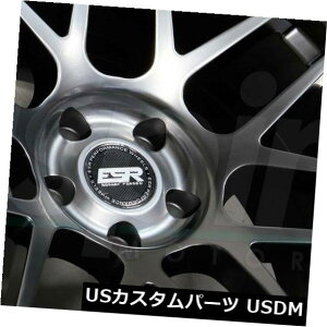 �C�O�A���z�C�[�� 18x9.5�n�C�p�[�u���b�N�z�C�[��ESR RF01 RF1 5x120 22�i4�Z�b�g�j 18x9.5 Hyper Black Wheels ESR RF01 RF1 5x120 22 (Set of 4) �y���s�A���i�z