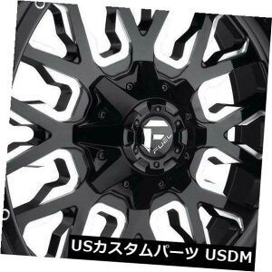 COAzC[ 20x9ubN~hzC[t[GXg[ND611 6x135 / 6x5.5 20i4Zbgj 20x9 Black Milled Wheels Fuel Stroke D611 6x135/6x5.5 20 (Set of 4)