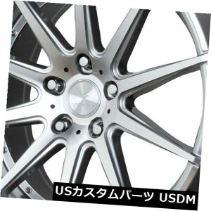 �C�O�A���z�C�[�� 20x9 / 20x10 Hyper Silver Wheels Verde V20 Insignia 5x120 35/42�i4�Z�b�g�j 20x9/20x10 Hyper Silver Wheels Verde V20 Insignia 5x120 35/42 (Set of 4) �y���s�A���i�z