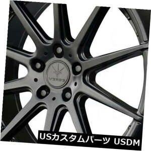 COAzC[ 20x9 / 20x10TeubNzC[Verde V20 Insignia 5x114.3 38/45i4Zbgj 20x9/20x10 Satin Black Wheels Verde V20 Insignia 5x114.3 38/45 (Set of 4)