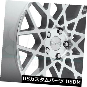 COAzC[ 18x8.5Vo[HzC[Rotiform BLQ R110 5x112 35i4Zbgj 18x8.5 Silver Machined Wheels Rotiform BLQ R110 5x112 35 (Set of 4)