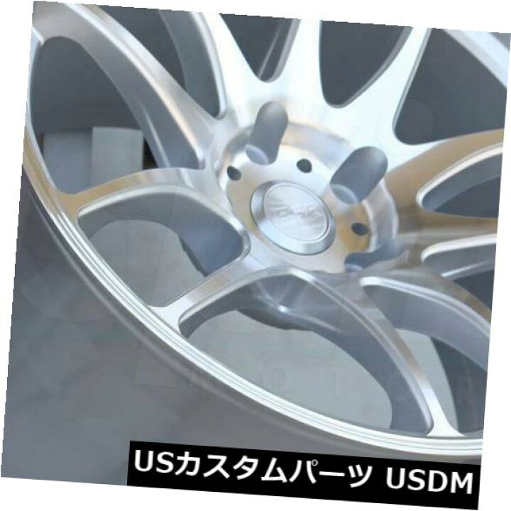 楽天市場】海外輸入ホイール 19x10.5機械加工シルバーホイールESR SR08 