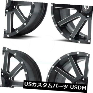 COAzC[ 20x9ubN~hX|[NzC[XD XD818 Heist 6x135 18i4Zbgj 20x9 Black Milled Spokes Wheels XD XD818 Heist 6x135 18 (Set of 4)