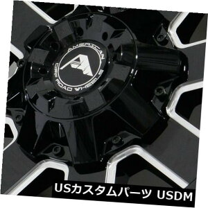 COAzC[ 20x10ubN~hzC[AJIt[hA108 5x150 -24i4Zbgj 20x10 Black Milled Wheels American Off-Road A108 5x150 -24 (Set of 4)