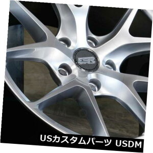 �C�O�A���z�C�[�� 18x9 / 18x10 Hyper Silver Wheels ESR RF02 RF2 5x114.3 30/25�i4�Z�b�g�j 18x9/18x10 Hyper Silver Wheels ESR RF02 RF2 5x114.3 30/25 (Set of 4) �y���s�A���i�z