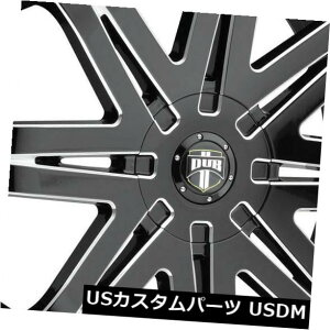 COAzC[ 20x9ubN~hzC[DUBX^bNS227 6x135 / 6x5.5 25i4Zbgj 20x9 Black Milled Wheels DUB Stacks S227 6x135/6x5.5 25 (Set of 4)