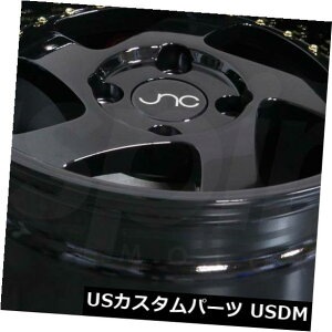 �C�O�A���z�C�[�� 18x9.5�O���X�u���b�N�B �z�C�[��JNC 034 JNC034 5x114.3 30�i4�Z�b�g�j 18x9.5 Gloss Black. Wheels JNC 034 JNC034 5x114.3 30 (Set of 4) �y���s�A���i�z