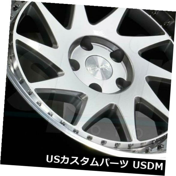 楽天市場】海外輸入ホイール 18x8.5ハイパーシルバーホイールESR SR09 