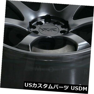 �C�O�A���z�C�[�� 18x8.75�t���b�g�u���b�N�z�C�[��XXR 551 5x100 / 5x114.3 36�i4�Z�b�g�j 18x8.75 Flat Black Wheels XXR 551 5x100/5x114.3 36 (Set of 4) �y���s�A���i�z