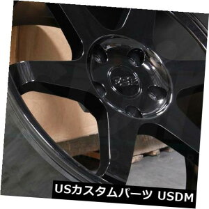 �C�O�A���z�C�[�� 18x8.5�O���X�u���b�N�z�C�[��ESR SR07 SR7 5x114.3 30�i4�Z�b�g�j 18x8.5 Gloss Black Wheels ESR SR07 SR7 5x114.3 30 (Set of 4) �y���s�A���i�z