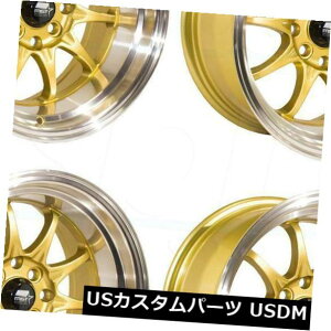 COAzC[ 16x8S[hzC[MST MT11 5x100 / 5x114.3 15i4Zbgj 16x8 Gold Wheels MST MT11 5x100/5x114.3 15 (Set of 4)