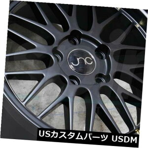 �C�O�A���z�C�[�� 18x8�u���b�N�B �z�C�[��JNC 005 JNC005 5x100 34�i4�Z�b�g�j 18x8 Black. Wheels JNC 005 JNC005 5x100 34 (Set of 4) �y���s�A���i�z