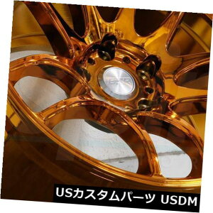 �C�O�A���z�C�[�� 17x9.5�J�b�p�[�N���[���z�C�[��ESR SR08 SR8 5x114.3 20�i4�Z�b�g�j 17x9.5 Copper Chrome Wheels ESR SR08 SR8 5x114.3 20 (Set of 4)