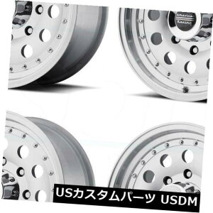 COAzC[ 15x7}VzC[American Racing AR62 Outlaw 5x114.3 / 5x4.5 -6i4Zbgj 15x7 Machine Wheels American Racing AR62 Outlaw 5x114.3/5x4.5 -6 (Set of 4)