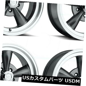 �C�O�A���z�C�[�� 15x8 Gunmetal Wheels Vision 141 Legend 5 5x5.5 / 5x139.7 0�i4�Z�b�g�j 15x8 Gunmetal Wheels Vision 141 Legend 5 5x5.5/5x139.7 0 (Set of 4) �y���s�A���i�z