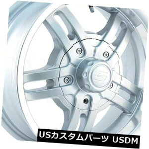 COAzC[ 14x6Vo[HbvzC[CIg[[12 5x114.3 0i4Zbgj 14x6 Silver Machined Lip Wheels Ion Trailer 12 5x114.3 0 (Set of 4)