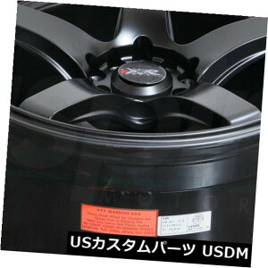 �C�O�A���z�C�[�� 18x8.5 / 18x10�t���b�g�u���b�N�z�C�[��XXR 555 5x100 / 5x114.3 25/25�i4�Z�b�g�j 18x8.5/18x10 Flat Black Wheels XXR 555 5x100/5x114.3 25/25 (Set of 4) �y���s�A���i�z