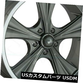 海外輸入ホイール 18x9.5 Gunmetal Wheels Ridler 651 5x4.75 / 5x120.6 5 0（4個セット） 18x9.5 Gunmetal Wheels Ridler 651 5x4.75/5x120.65 0 (Set of 4)