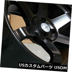 �C�O�A���z�C�[�� 18x8 / 18x9.5�}�b�g�u���b�N�z�C�[��AVID1 AV06 AV-06 5x114.3 42/38�i4�Z�b�g�j 18x8/18x9.5 Matte Black Wheels AVID1 AV06 AV-06 5x114.3 42/38 (Set of 4) �y���s�A���i�z