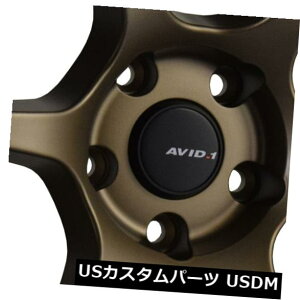 �C�O�A���z�C�[�� 18x9.5�u�����Y�z�C�[��AVID1 AV26 5x100 38�i4�Z�b�g�j 18x9.5 Bronze Wheels AVID1 AV26 5x100 38 (Set of 4) �y���s�A���i�z