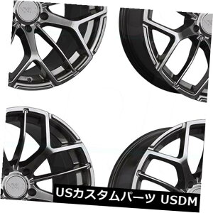 COAzC[ 18x8.5NubNzC[XXR 566 5x114.3 35i4Zbgj 18x8.5 Chromium Black Wheels XXR 566 5x114.3 35 (Set of 4)