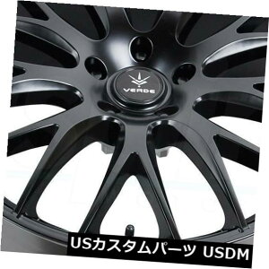 COAzC[ 18x8TeubNzC[Verde V27 Saga 5x112 38i4Zbgj 18x8 Satin Black Wheels Verde V27 Saga 5x112 38 (Set of 4)