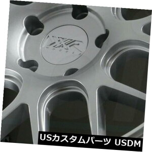 �C�O�A���z�C�[�� 18x9�V���o�[ML�z�C�[��XXR 530D 5x114.3 20�i4�Z�b�g�j 18x9 Silver ML Wheels XXR 530D 5x114.3 20 (Set of 4) �y���s�A���i�z