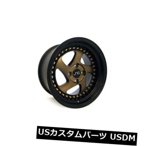 �C�O�A���z�C�[�� 18x8.5�}�b�g�u�����Y�u���b�N���b�v�B �z�C�[��JNC 034 JNC034 5x114.3 30�i4�Z�b�g�j 18x8.5 Matte Bronze Black Lip. Wheels JNC 034 JNC034 5x114.3 30 (Set of 4) �y���s�A���i�z