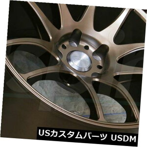 �C�O�A���z�C�[�� 18x8.5�u�����Y�z�C�[��ESR SR08 SR8 5x120 30�i4�Z�b�g�j 18x8.5 Bronze Wheels ESR SR08 SR8 5x120 30 (Set of 4) �y���s�A���i�z