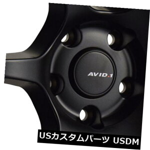 �C�O�A���z�C�[�� 18x8.5 / 18x9.5�u���b�N�z�C�[��AVID1 AV26 5x114.3 35/38�i4�Z�b�g�j 18x8.5/18x9.5 Black Wheels AVID1 AV26 5x114.3 35/38 (Set of 4)