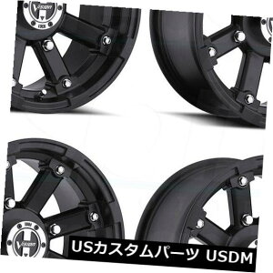 COAzC[ 14x8}bgubNzC[rWATV 393bNAEg4x110 -10i4Zbgj 14x8 Matte Black Wheels Vision ATV 393 Lockout 4x110 -10 (Set of 4)