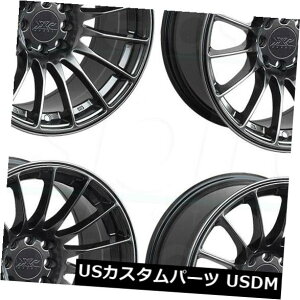 �C�O�A���z�C�[�� 18x9.75 Chromium Black Wheels XXR 550 5x100 / 5x114.3 36�i4�Z�b�g�j 18x9.75 Chromium Black Wheels XXR 550 5x100/5x114.3 36 (Set of 4) �y���s�A���i�z