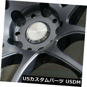 �C�O�A���z�C�[�� 17x8.5�`�^���z�C�[��ESR SR08 SR8 5x114.3 30�i4�Z�b�g�j 17x8.5 Titanium Wheels ESR SR08 SR8 5x114.3 30 (Set of 4)