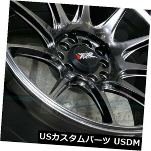 �C�O�A���z�C�[�� 18x9.75�N�����u���b�N�z�C�[��XXR 527 5x100 / 5x114.3 35�i4�Z�b�g�j 18x9.75 Chromium Black Wheels XXR 527 5x100/5x114.3 35 (Set of 4) �y���s�A���i�z