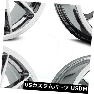 COAzC[ 15x6.5 Chrome Wheels Vision 425 Bane 5x100 / 5x114.3 38i4Zbgj 15x6.5 Chrome Wheels Vision 425 Bane 5x100/5x114.3 38 (Set of 4)