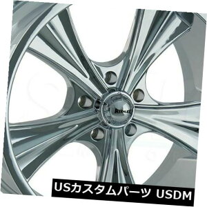 �C�O�A���z�C�[�� 18x9.5 Chrome Wheels Ridler 651 5x4.75 / 5x120.6 5 0�i4�Z�b�g�j 18x9.5 Chrome Wheels Ridler 651 5x4.75/5x120.65 0 (Set of 4) �y���s�A���i�z
