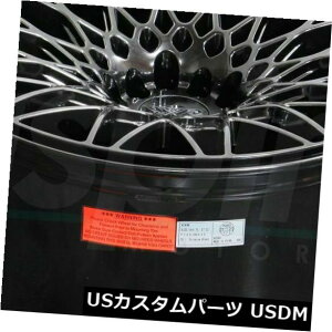 �C�O�A���z�C�[�� 18x8.75�N�����u���b�N�z�C�[��XXR 553 5x100 / 5x114.3 36�i4�Z�b�g�j 18x8.75 Chromium Black Wheels XXR 553 5x100/5x114.3 36 (Set of 4) �y���s�A���i�z