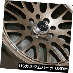 �C�O�A���z�C�[�� 17x9�O���X�u�����Y�z�C�[��JNC 001 JNC001 5x100 / 5x114.3 20�i4�Z�b�g�j 17x9 Gloss Bronze Wheels JNC 001 JNC001 5x100/5x114.3 20 (Set of 4) �y���s�A���i�z