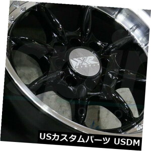 �C�O�A���z�C�[�� 16x8�u���b�NML�z�C�[��XXR 002.5 4x100 / 4x114.3 0�i4�Z�b�g�j 16x8 Black ML Wheels XXR 002.5 4x100/4x114.3 0 (Set of 4) �y���s�A���i�z