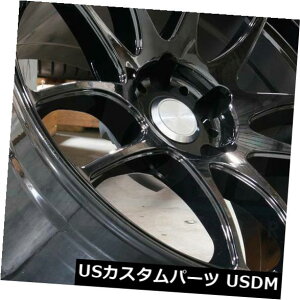 �C�O�A���z�C�[�� 18x10.5�O���X�u���b�N�z�C�[��ESR SR08 SR8 5x114.3 22�i4�Z�b�g�j 18x10.5 Gloss Black Wheels ESR SR08 SR8 5x114.3 22 (Set of 4) �y���s�A���i�z